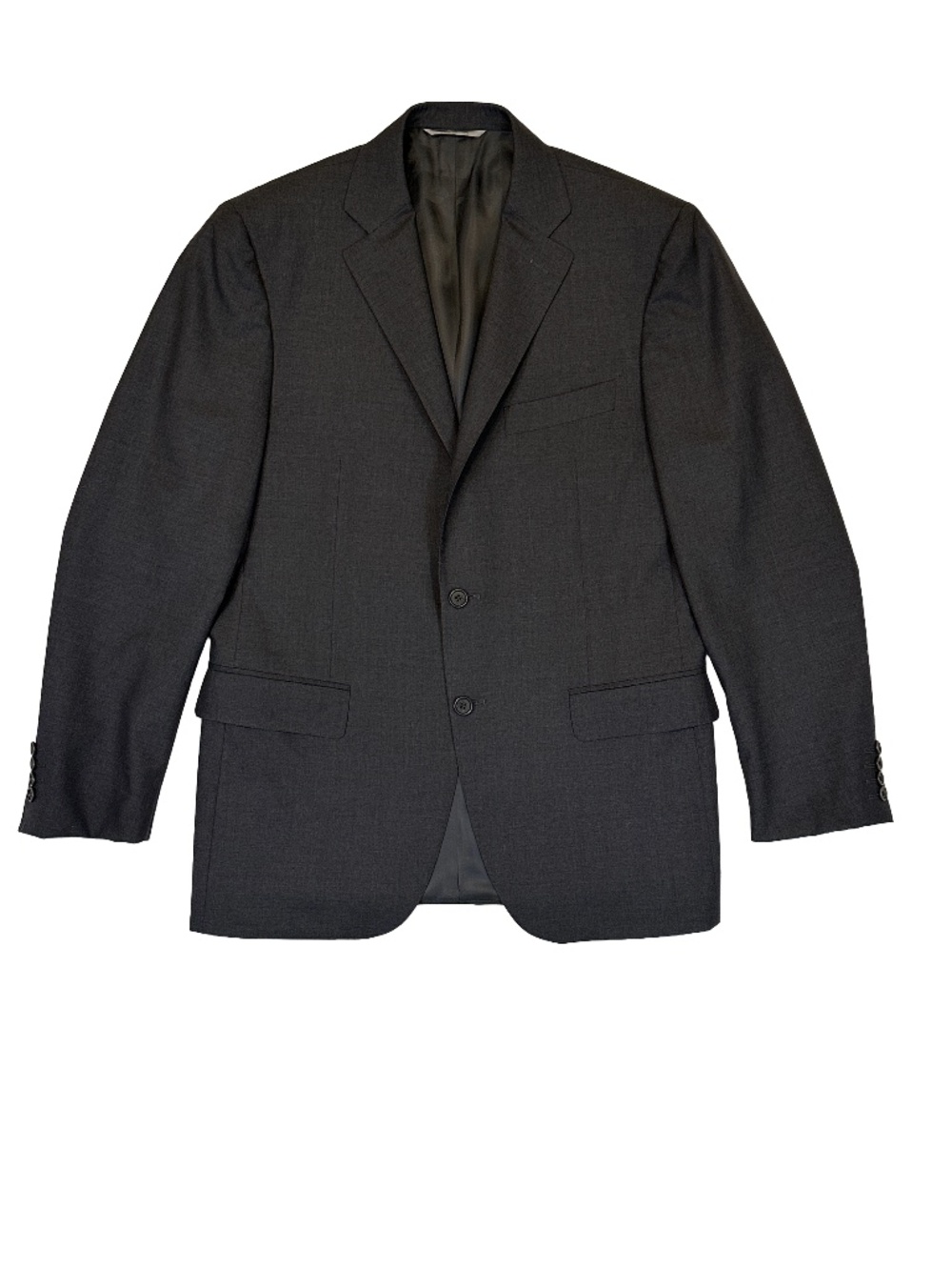 Canali 1934 Grey Wool Blazer Men's No Size Tag Approx 42R Made in Italy